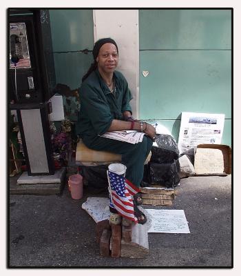 June--Homeless are still patriotic --or appealing to OUR patriotism.