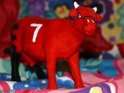 * Dollar Store Red Cow #7