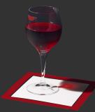 Glass With a Kiss*
