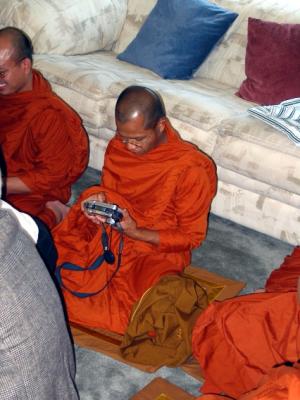 Monk with Digicam