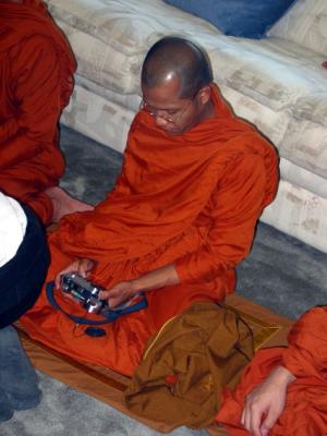 Monk with Digicam