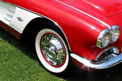 Red Corvette - An American Icon