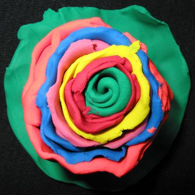Clay flower