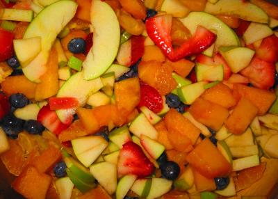 Fruit Salad Soup Still Life