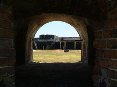 Looking into the inner courtyard