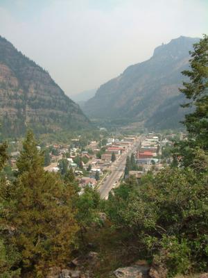 Looking down on Ouray