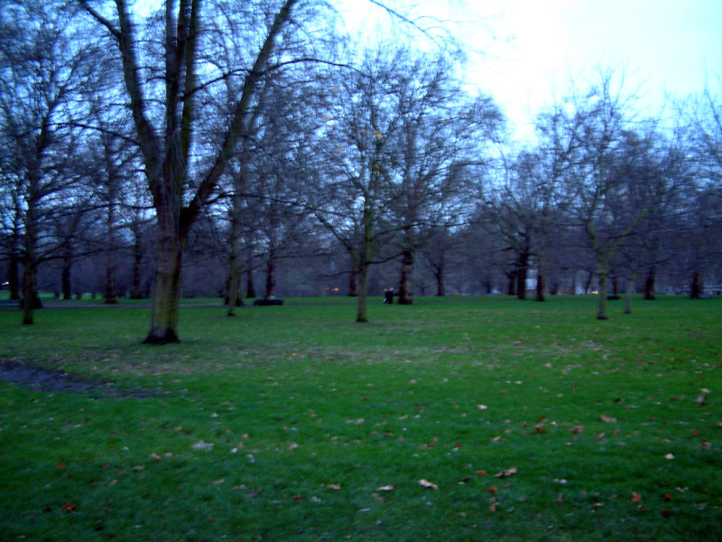 ......Its green,its a park,hence Green Park...us Brits have a way with words   lol!!!!......