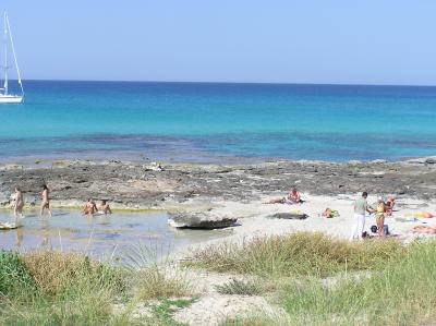 Lazing by the rock pools