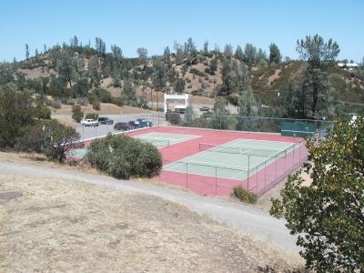 There are tennis courts . . .