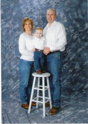Dana, Cade & Danny's first family photo
