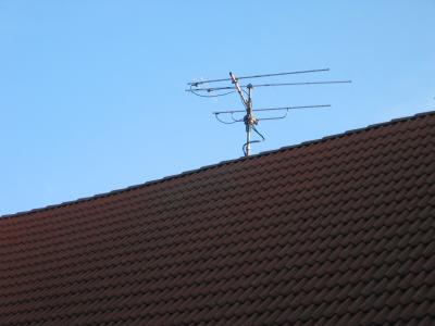 my vhf/uhf/shf antennas on the top of my house