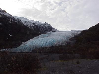 Exit Glacier, Located near Seward Alaska in the Kenai Fjords National Park