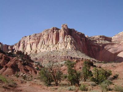 The park is full of towering rock formations
