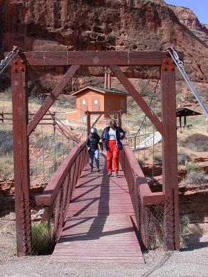 ... and use the bridge as a trampoline!