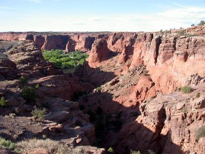We take the south rim scenic drive at Canyon de Chelly