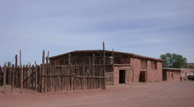 Corral and barn