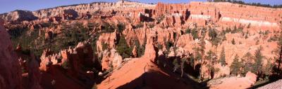 The best way to see Bryce is to walk down into it (large panorama)