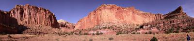 Marty (on the far right of the photo) enjoys this panoramic vista