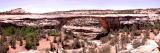 180 feet in length and 27 feet in width, Owachomo is the smallest and thinnest of the three natural bridges here