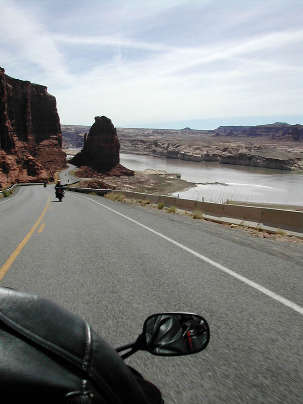 Here are some of Judys shots, one at a time. Thats Lake Powell on the right.