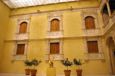 Italian Villa Courtyard