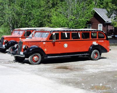 Glacier NP Tour Buses