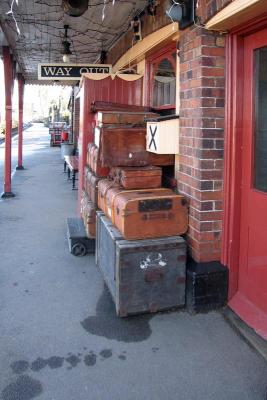 luggage on Platform
