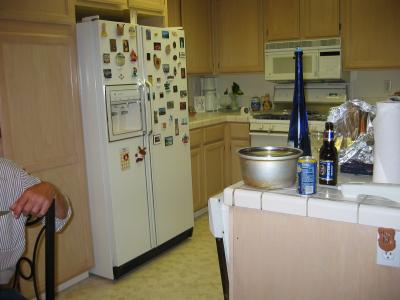 panning to kitchen...