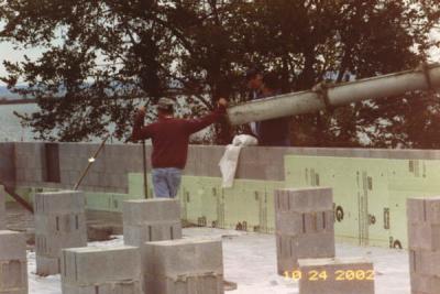 More crawl space & piers