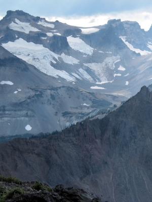 Glaciers on Mt. Gilbert