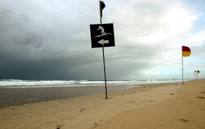 Beach flags