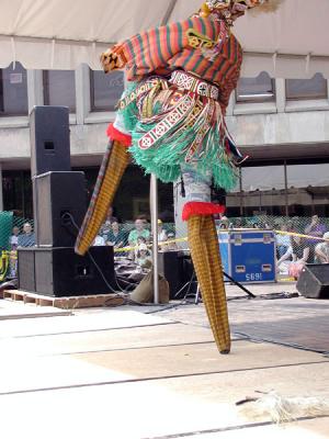 Ivorian Stilt Dancer