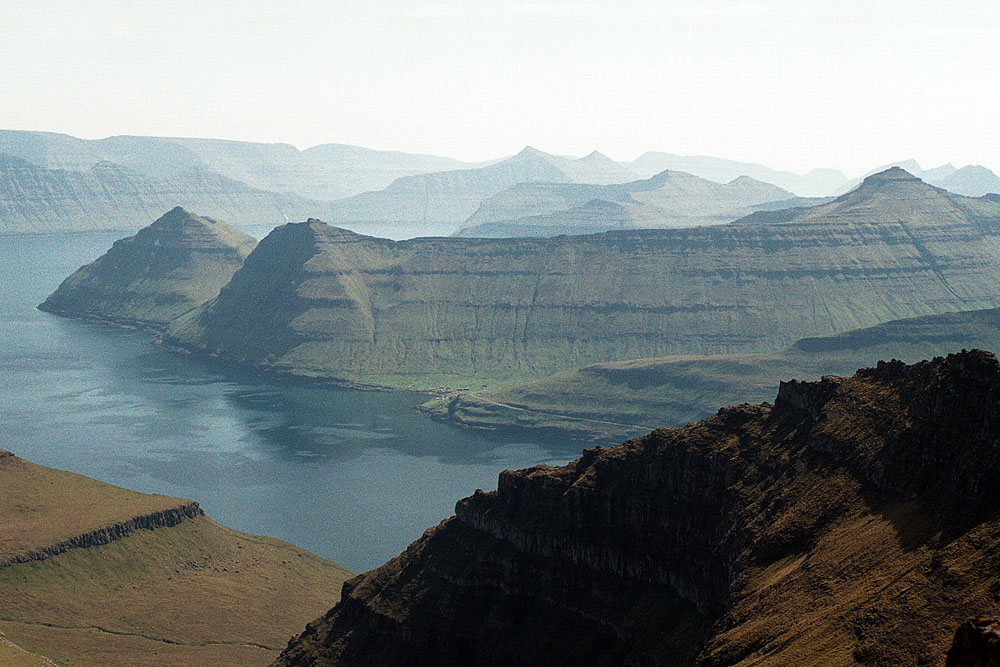 The rocks in the North Atlantic.