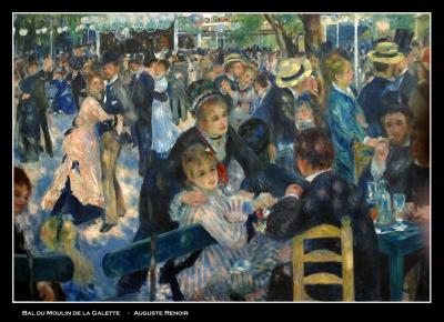 Pierre-Auguste  Renoir : Le Bal du Moulin de la Galette