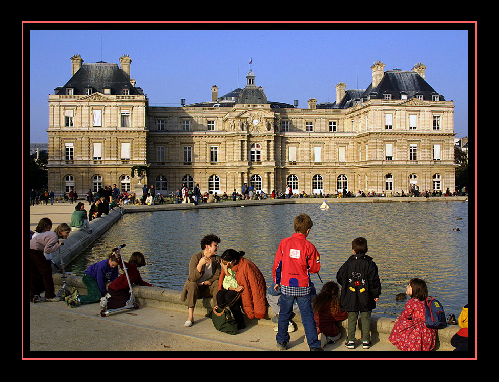 The Luxembourg palace...