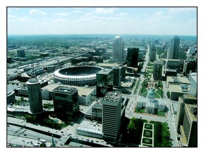 View from the arch, St. Louis