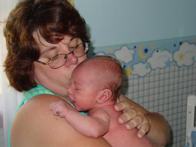 No baby bath is complete without a kiss from mommy...