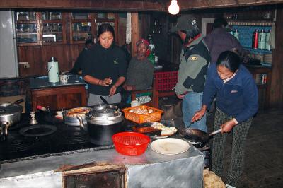Sherpa kitchen at  airport lodge