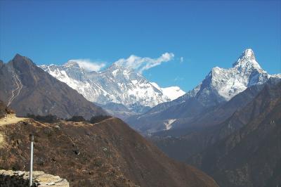 Everest & Ama Dablam in view
