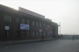 Kathmandu domestic terminal on a very foggy morning