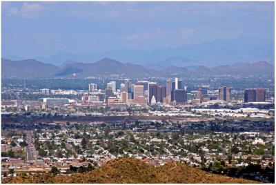 Downtown Phoenix from Park