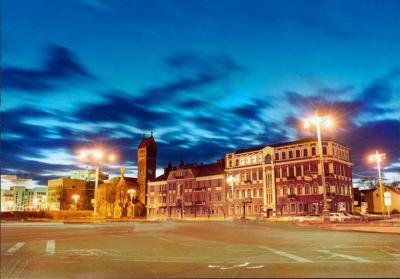 Lenina sq. near the hotel Minsk