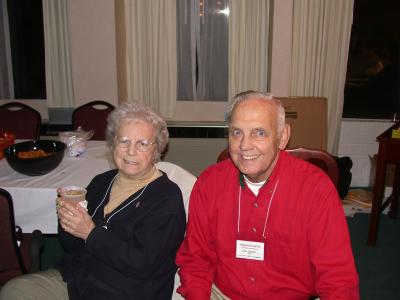 Fay Happel and Dick Grimm at Dayton reunion,