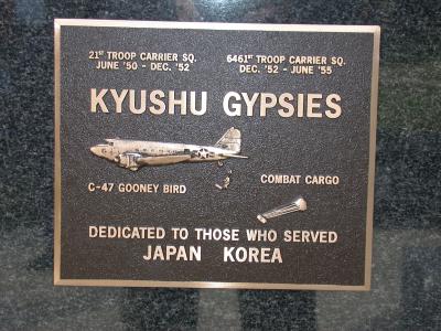 Plaque was designed by Ed Werely of Pittsburgh, PA, navigator at K-16 in 1954