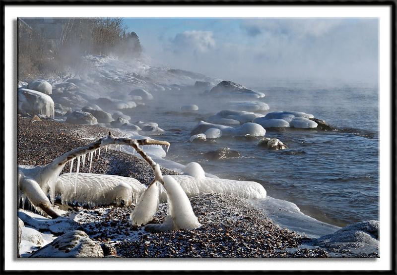 Foggy Shoreline