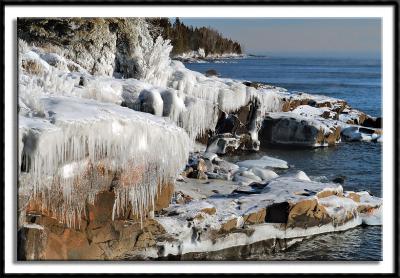 Ice Laden Shoreline