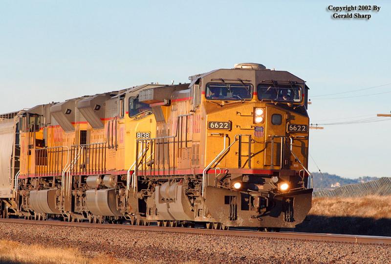UP 6622 East Near Bushnell, NE