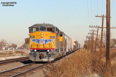 UP 6106 South At Platteville, CO