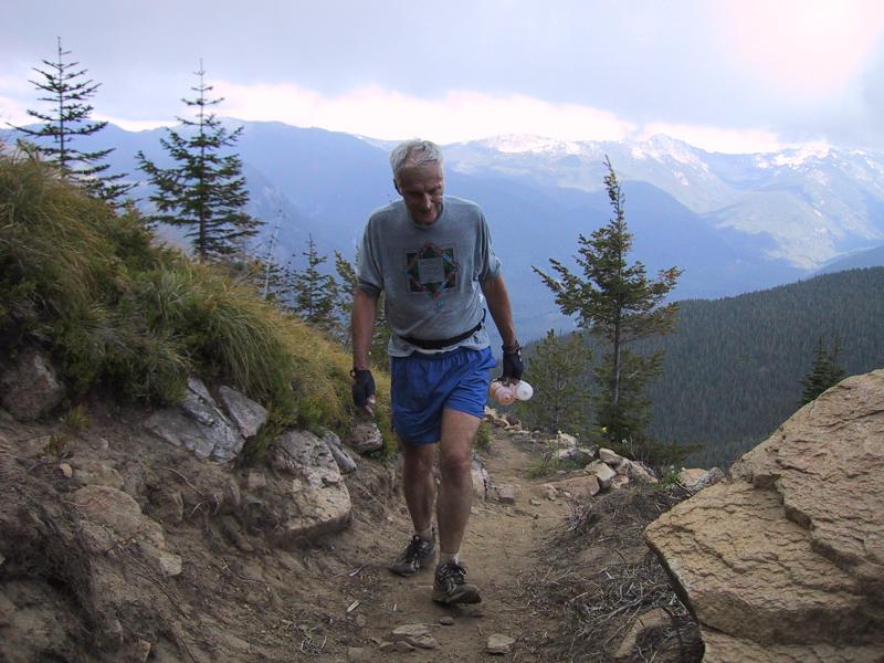 John, approaching the top of Sun Top