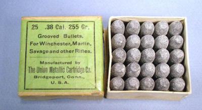 A complete turn of the century box of bullets